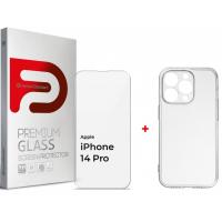 Чехол для мобильного телефона Armorstandart Apple iPhone 14 Pro (Clear glass + Air Series Case Фото