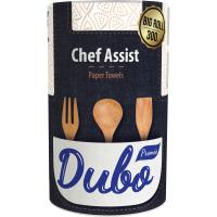 Бумажные полотенца Диво Premio Chef Assist 3 шари 300 відривів 1 рулон Фото