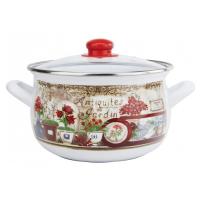 Каструля Gusto "Квітковий сад" 18 см 3,1 л Фото
