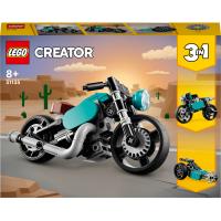 Конструктор LEGO Creator Вінтажний мотоцикл 128 деталей Фото