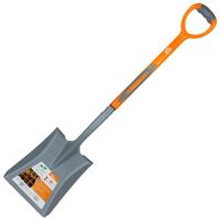 Лопата Flora совковая с пластиковой ручкой 280x240x1050мм 1.8кг Фото