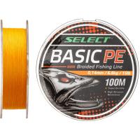 Шнур Select Basic PE 150m Помаранч 0.10mm 10lb/4.8kg Фото