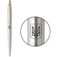 Ручка шариковая Parker JOTTER 17 UKRAINE SS GT BP Герб Украины Фото