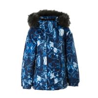 Куртка Huppa ANTE 17960030 тёмно-синий с принтом 122 Фото