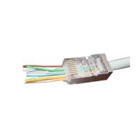 Коннектор Cablexpert RJ45 cat.5e FTP 8P8C * 50 (наскрізні отв., позолоч Фото