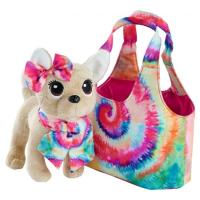 Мягкая игрушка Chi Chi Love Собачка Чихуахуа Фэшн Батик с сумочкой 20 см Фото