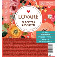 Чай Lovare Assorted Black Tea 5 видів по 10 шт Фото