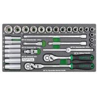 Набор инструментов Toptul в ложементе 3/8" 30шт. Фото