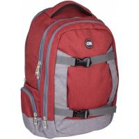Рюкзак шкільний Cool For School 43 x 28 x 15 см 18 л Червоно-сірий Фото