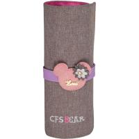 Пенал Cool For School Bear 1 отделение Серый Фото