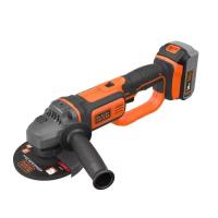 Шліфувальна машина Black&Decker 18V, 4Ah, 125 мм, 8600 об/хв Фото
