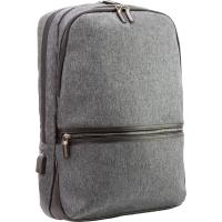 Рюкзак шкільний Optima 17.5" USB Techno чоловічий 0.7 кг 6-15 л Темно-сір Фото