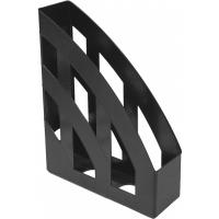 Лоток для бумаг Economix вертикальний пластик, чорний Фото