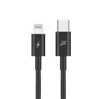 Дата кабель Grand-X USB-C to Lightning 1.0m 20W CL-07B Black Фото