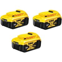 Аккумулятор к электроинструменту DeWALT 18 В XR Li-lon 5Ah, 3 шт., 1.94 кг Фото