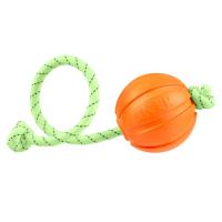 Игрушка для собак Liker Lumi М'ячик зі світлонакопичувальним шнурком 5 см Фото