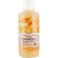 Піна для ванн Fresh Juice Banana & Mango Mousse 1000 мл Фото