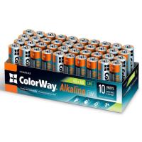 Батарейка ColorWay AA LR6 Alkaline Power (щелочные) * 40 colour box Фото