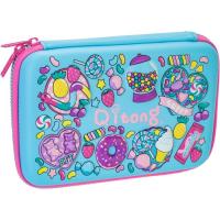 Пенал Cool For School 1 отделение с органайзером голубой Фото