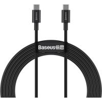 Дата кабель Baseus USB-C to USB-C 1.0m 5A Black Фото