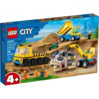 Конструктор LEGO City Будівельна вантажівка й кулястий кран-таран 2 Фото