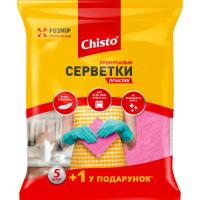 Салфетки для уборки Chisto Практик универсальные 5+1 шт. Фото