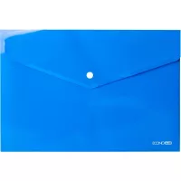 Папка - конверт Economix А4 180 мкм фактура "глянець", синя Фото