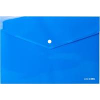 Папка - конверт Economix А4 180 мкм фактура "глянець", синя Фото