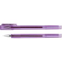 Ручка гелева Economix PIRAMID 0,5 мм, фіолетова Фото