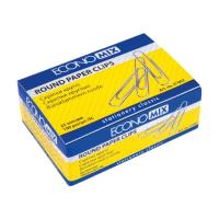 Скрепки канцелярские Economix 25 мм круглая, 100шт Фото