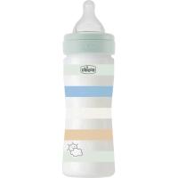 Пляшечка для годування Chicco Well-Being Colors з силіконовою соскою 2м+ 250 мл Фото