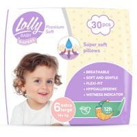 Подгузники Lolly Premium Soft 6 (16+ кг) 30 шт Фото