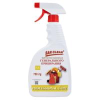 Спрей для чистки ванн San Clean Prof Line для генеральной уборки 750 г Фото