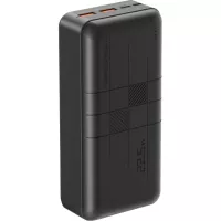 Батарея універсальна XO 30000mAh, PD/20W, QC3.0/22.5W, Input(Type-C,MicroU Фото