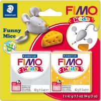 Набор для творчества Fimo Kids Веселе мишеня 2 кольори х 42 г Фото