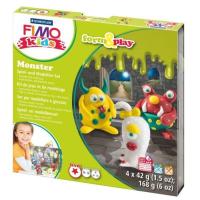 Набор для творчества Fimo Kids Монстр 4 цвета х 42 г Фото