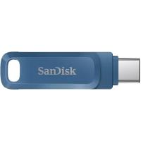 USB флеш накопичувач SanDisk 64GB Dual Drive Go Navy Blue USB 3.1 + Type-C Фото