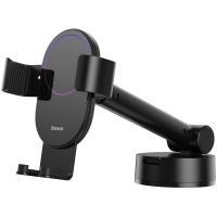 Універсальний автотримач Baseus 4.7-6.5" Gravity Simplism (на присоску) black Фото