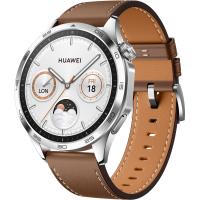 Смарт-часы Huawei WATCH GT 4 46mm Classic Brown Leather Фото
