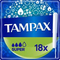 Тампоны Tampax Super с аппликатором 18 шт. Фото