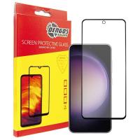 Стекло защитное Dengos Full Glue Samsung Galaxy S23 FE (black) Фото