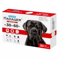 Таблетки для тварин Superium Панацея протипаразитарна для собак вагою 30-60 кг Фото