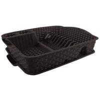 Сушилка для посуды Violet House Темно-коричнева Фото