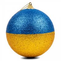 Ялинкова іграшка Novogod`ko пінопласт, 8 см, 4 шт жовто-блакитні Фото
