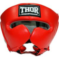 Боксерский шлем Thor 716 L Шкіра Червоний Фото