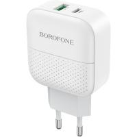 Зарядний пристрій BOROFONE BA46A Premium White Фото