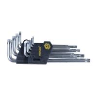 Ключ Sigma набір TORX 9шт T10-T50мм CrV, довгі з отвором Фото