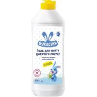 Средство для ручного мытья посуды Вухастик Для детской посуды Без отдушек и красителей 500 мл Фото