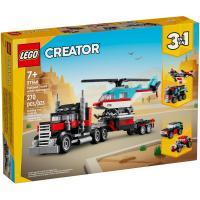Конструктор LEGO Creator Бортова вантажівка з гелікоптером 270 дета Фото