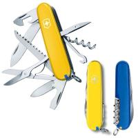 Нож Victorinox Huntsman Ukraine 91 мм Жовто-синій Фото